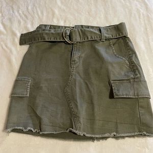 Olive Green Skirt